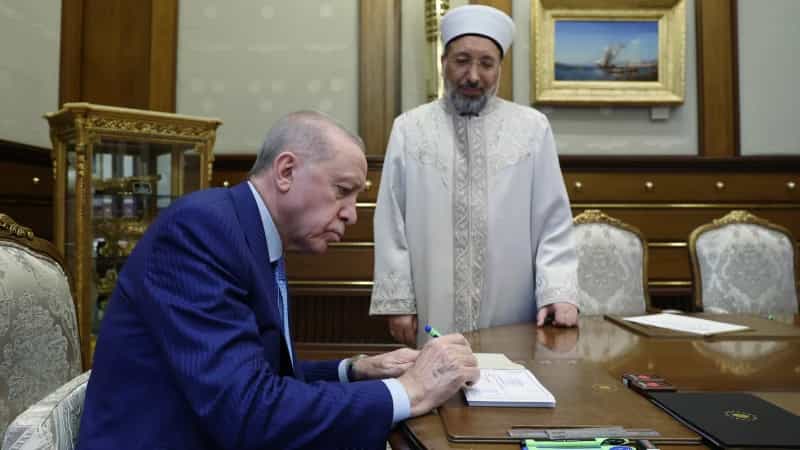 Cumhurbaşkanı Erdoğan kurban vekaletini Türkiye Diyanet Vakfı'na verdi