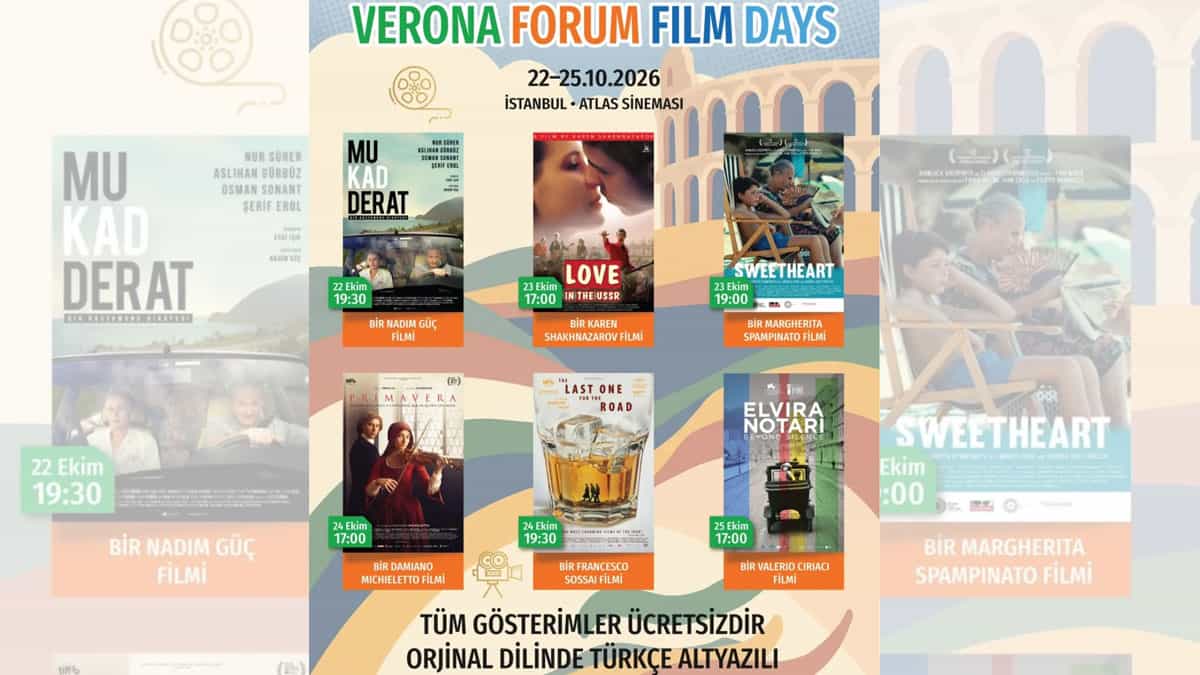 Verona Film Günleri İstanbul'da başlıyor! Üç ülkeden altı film, dört gün boyunca ücretsiz gösterilecek