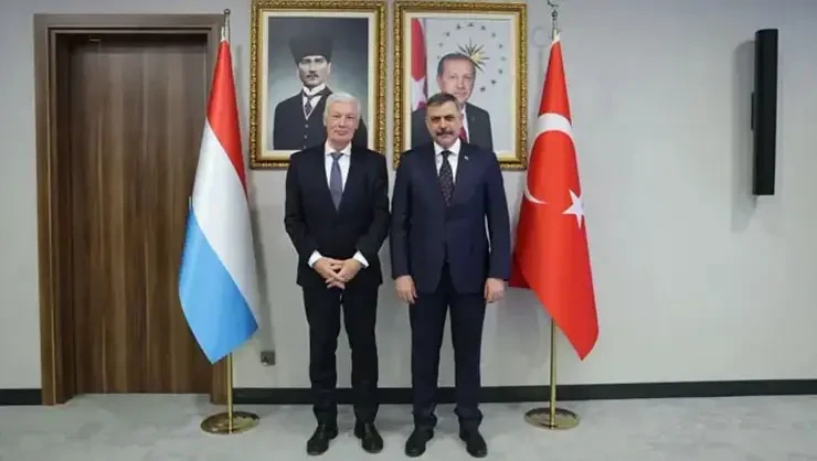 İçişleri Bakanı Çiftçi, Lüksemburg Temsilciler Meclisi Başkanı Wiseler ile görüştü