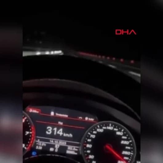 İzmir'de hız ihlali yapan sürücüye 25 bin TL ceza