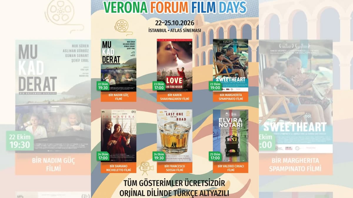 Verona Film Günleri İstanbul'da başlıyor! Üç ülkeden altı film, dört gün boyunca ücretsiz gösterilecek