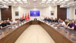 Bakan Işıkhan, Türkiye Maden İşçileri Sendikası heyeti ve Doruk Madencilik işçileriyle görüştü